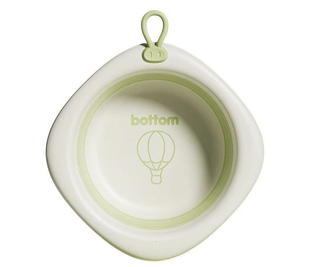 Cada Pliabila pentru Baie pentru Copii, Flippy, Cadita pentru Bebelusi, Model Romb cu Balon, Verde, 31.5x31.5x3.5 cm, 3L Cada Pliabila pentru Baie pentru Copii, Flippy, Cadita pentru Bebelusi, Model Romb cu Balon, Verde, 31.5x31.5x3.5 cm, 3L