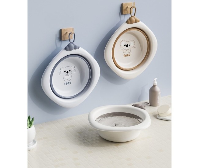 Cada Pliabila pentru Baie pentru Copii, Flippy, Cadita pentru Bebelusi, Model Romb Koala, Gri, 30x30x3.5 cm, 4L Cada Pliabila pentru Baie pentru Copii, Flippy, Cadita pentru Bebelusi, Model Romb Koala, Gri, 30x30x3.5 cm, 4L