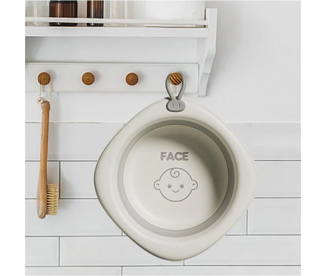 Cada Pliabila pentru Baie pentru Copii, Flippy, Cadita pentru Bebelusi, Model Romb pentru Fata, Gri, 31.5x31.5x3.5 cm, 3L Cada Pliabila pentru Baie pentru Copii, Flippy, Cadita pentru Bebelusi, Model Romb pentru Fata, Gri, 31.5x31.5x3.5 cm, 3L