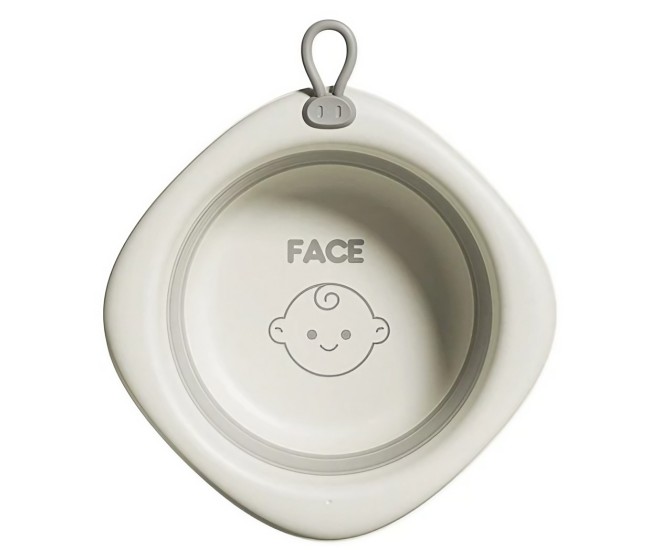 Cada Pliabila pentru Baie pentru Copii, Flippy, Cadita pentru Bebelusi, Model Romb pentru Fata, Gri, 31.5x31.5x3.5 cm, 3L Cada Pliabila pentru Baie pentru Copii, Flippy, Cadita pentru Bebelusi, Model Romb pentru Fata, Gri, 31.5x31.5x3.5 cm, 3L