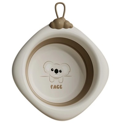 Cada Pliabila pentru Baie pentru Copii, Flippy, Cadita pentru Bebelusi, Model Romb pentru Fata Koala, Maro, 30x30x3.5 cm, 4L Cada Pliabila pentru Baie pentru Copii, Flippy, Cadita pentru Bebelusi, Model Romb pentru Fata Koala, Maro, 30x30x3.5 cm, 4L