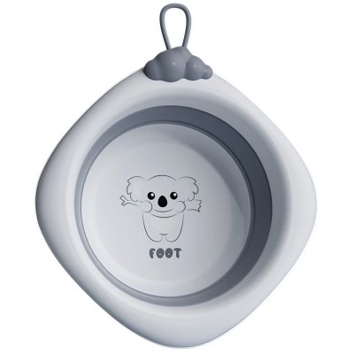 Cada Pliabila pentru Baie pentru Copii, Flippy, Cadita pentru Bebelusi, Model Romb pentru Picioare Koala, Gri, 30x30x3.5 cm, 4L Cada Pliabila pentru Baie pentru Copii, Flippy, Cadita pentru Bebelusi, Model Romb pentru Picioare Koala, Gri, 30x30x3.5 cm, 4L