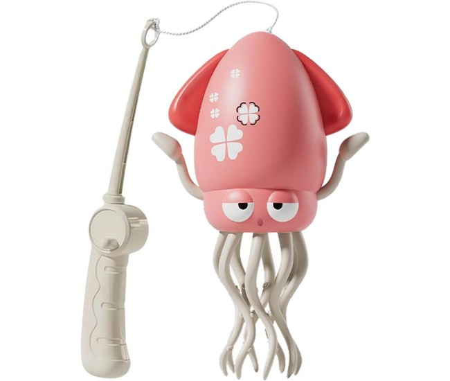 Caracatita Dansatoare, Flippy, +3 Ani, 3 Moduri, din ABS, Incarcare USB, cu Undita Inclusa, 12.6 x 7.6 x 20.7 cm, Roz Caracatita Dansatoare, Flippy, +3 Ani, 3 Moduri, din ABS, Incarcare USB, cu Undita Inclusa, 12.6 x 7.6 x 20.7 cm, Roz