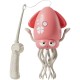 Caracatita Dansatoare, Flippy, +3 Ani, 3 Moduri, din ABS, Incarcare USB, cu Undita Inclusa, 12.6 x 7.6 x 20.7 cm, Roz Caracatita Dansatoare, Flippy, +3 Ani, 3 Moduri, din ABS, Incarcare USB, cu Undita Inclusa, 12.6 x 7.6 x 20.7 cm, Roz