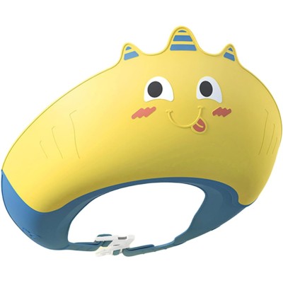 Casca de Dus, Flippy, Previne Scurgerea Apei si Samponului pe Fata, 0-12 Ani, Ajustabila, din TPE+PP, 20 x 23 cm, Model Unicorn, Galben/Albastru Casca de Dus, Flippy, Previne Scurgerea Apei si Samponului pe Fata, 0-12 Ani, Ajustabila, din TPE+PP, 20 x 23 cm, Model Unicorn, Galben/Albastru