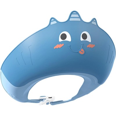 Casca de Dus, Flippy, Previne Scurgerea Apei si Samponului pe Fata, 0-12 Ani, Ajustabila, din TPE+PP, 20 x 23 cm, Model Unicorn, Albastru Casca de Dus, Flippy, Previne Scurgerea Apei si Samponului pe Fata, 0-12 Ani, Ajustabila, din TPE+PP, 20 x 23 cm, Model Unicorn, Albastru