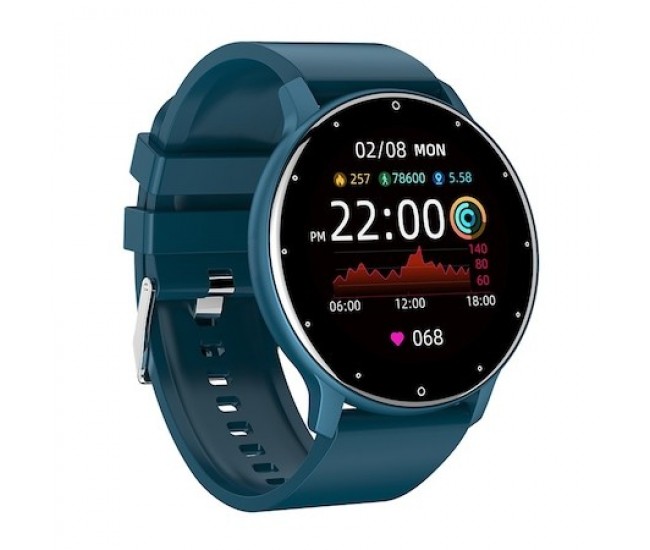 Ceas smartwatch si bratara fitness Flippy ZL02D, oxigen, ritm cardiac, pedometru, notificari, IP67, Compatibil cu Android/iOS, vibratii, multi sport, Albastru inchis Ceas smartwatch si bratara fitness Flippy ZL02D, oxigen, ritm cardiac, pedometru, notificari, IP67, Compatibil cu Android/iOS, vibratii, multi sport, Albastru inchis
