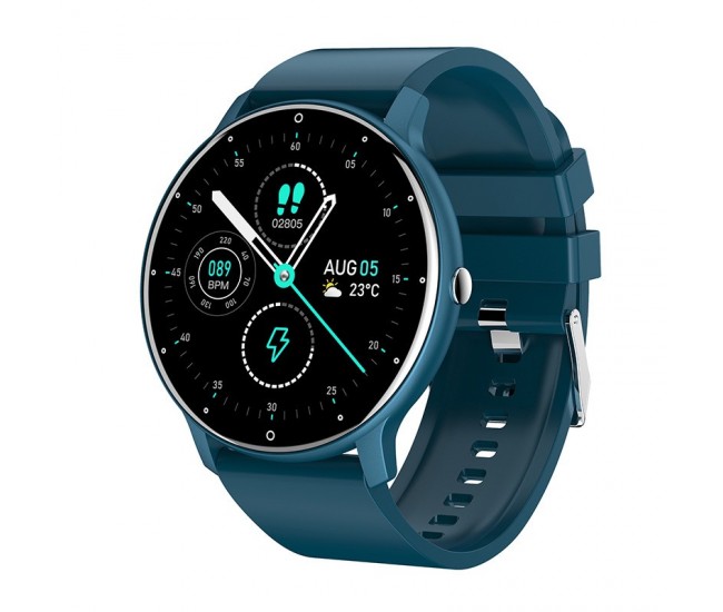 Ceas smartwatch si bratara fitness Flippy ZL02D, oxigen, ritm cardiac, pedometru, notificari, IP67, Compatibil cu Android/iOS, vibratii, multi sport, Albastru inchis Ceas smartwatch si bratara fitness Flippy ZL02D, oxigen, ritm cardiac, pedometru, notificari, IP67, Compatibil cu Android/iOS, vibratii, multi sport, Albastru inchis