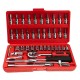 Chei tubulare Set 46 de Piese, Flippy, Trusa Scule de Reparatii Auto, Prelungitoare Rigid si Flexibil, Articulatie Cardanica, Antrenor de Forta Glisant, Adaptoare, Maner pentru Surubelnita, 23 x 12 x 4 cm, 1.9 kg, Cutie Rosie Chei tubulare Set 46 de Piese, Flippy, Trusa Scule de Reparatii Auto, Prelungitoare Rigid si Flexibil, Articulatie Cardanica, Antrenor de Forta Glisant, Adaptoare, Maner pentru Surubelnita, 23 x 12 x 4 cm, 1.9 kg, Cutie Rosie