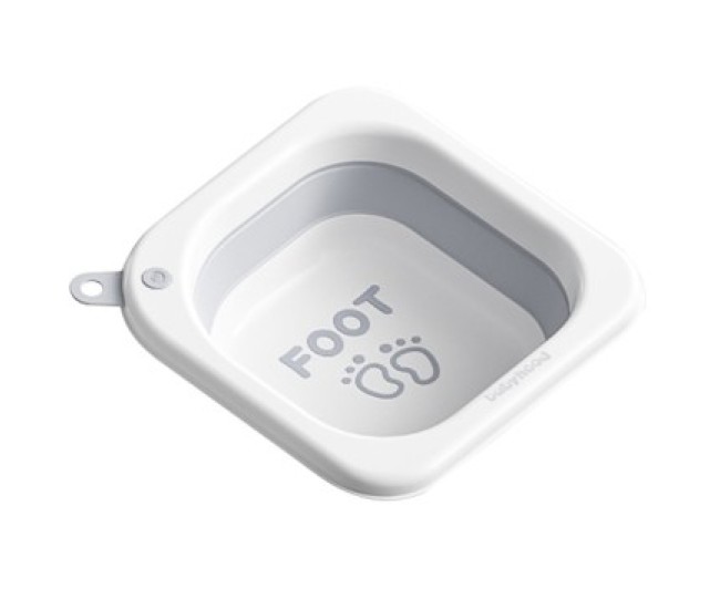 Lavoar Pliabil, Flippy, pentru Copii 1-8 Ani, 28.5x28.5x10 cm, din PE+PP, 3.5l, Model Picioare, Gri Lavoar Pliabil, Flippy, pentru Copii 1-8 Ani, 28.5x28.5x10 cm, din PE+PP, 3.5l, Model Picioare, Gri