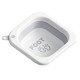 Lavoar Pliabil, Flippy, pentru Copii 1-8 Ani, 28.5x28.5x10 cm, din PE+PP, 3.5l, Model Picioare, Gri Lavoar Pliabil, Flippy, pentru Copii 1-8 Ani, 28.5x28.5x10 cm, din PE+PP, 3.5l, Model Picioare, Gri