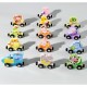 Trenulet Magnetic, Flippy, din Lemn, Model Zoo, 12 Animale, +3 Ani, Jucarie de Asamblat, Multicolor