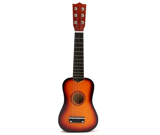 Chitara pentru Copii, Flippy, din Lemn si Plastic, pentru Incepatori, 53.4 x 17.5 x 5.8 cm, Maro Lucios Chitara pentru Copii, Flippy, din Lemn si Plastic, pentru Incepatori, 53.4 x 17.5 x 5.8 cm, Maro Lucios