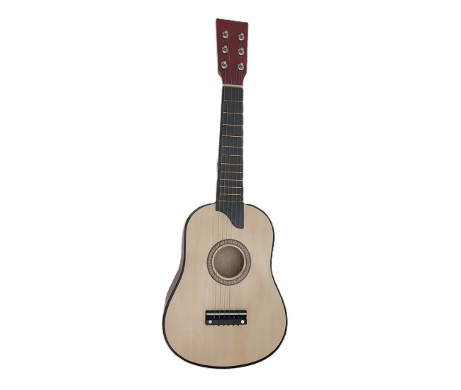 Chitara pentru Copii, Flippy, din Lemn si Plastic, pentru Incepatori, 63.5 x 22 x 5.8 cm, Bej Chitara pentru Copii, Flippy, din Lemn si Plastic, pentru Incepatori, 63.5 x 22 x 5.8 cm, Bej