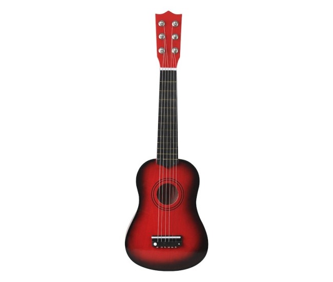 Chitara pentru Copii, Flippy, din Lemn si Plastic, pentru Incepatori, 53.4 x 17.5 x 5.8 cm, Rosu Lucios Chitara pentru Copii, Flippy, din Lemn si Plastic, pentru Incepatori, 53.4 x 17.5 x 5.8 cm, Rosu Lucios