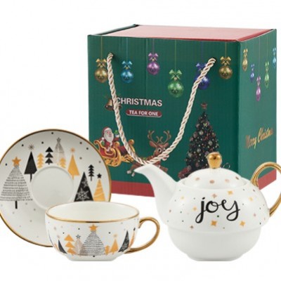 Set de ceai Flippy, Tematica Craciun, pentru o Persoana, 15.3x 11 cm