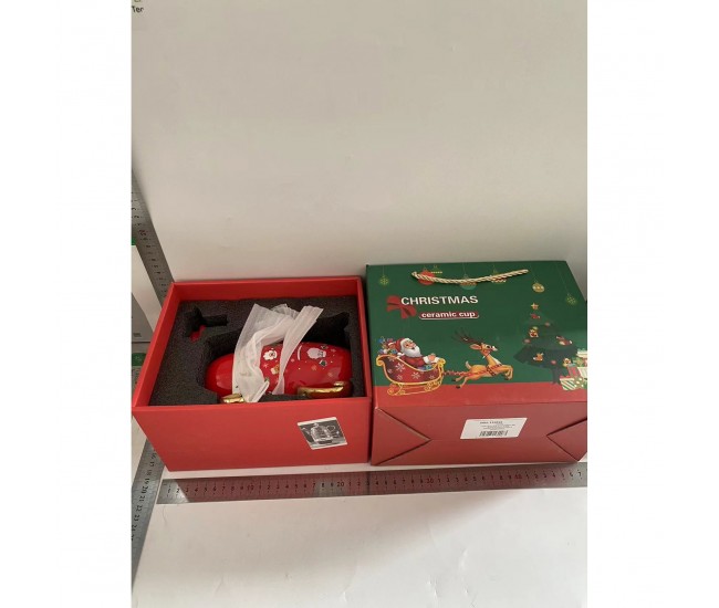 Set de ceai Flippy, Tematica Craciun, Model Om de Zapada, pentru Doua Persoane, Rosu Set de ceai Flippy, Tematica Craciun, Model Om de Zapada, pentru Doua Persoane, Rosu