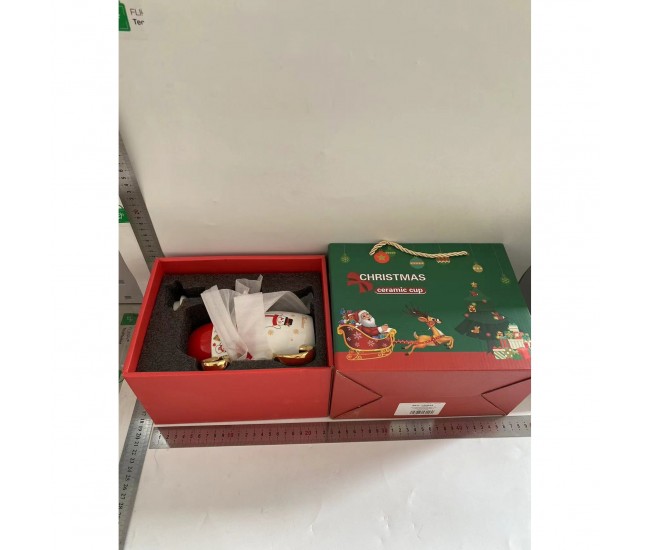 Set de ceai Flippy, Tematica Craciun, Model Om de Zapada, pentru Doua Persoane, Alb Rosu Set de ceai Flippy, Tematica Craciun, Model Om de Zapada, pentru Doua Persoane, Alb Rosu