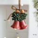 Decoratiune de Craciun, Flippy, pentru Brad, Model Clopotei, 8 x 7 cm, din Rasina, Multicolor
