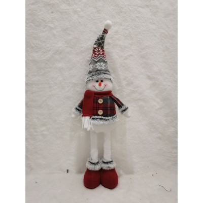 Figurina Craciun, Flippy, Om de Zapada, Picioare Telescopice, Inaltime Reglabila 44-54cm