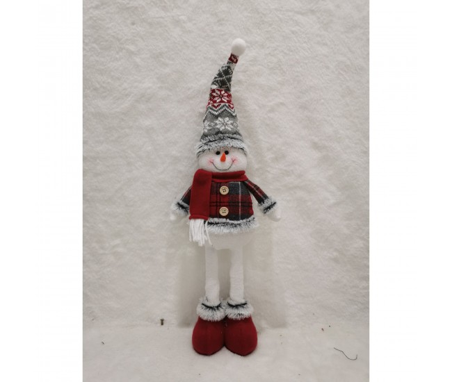Figurina Craciun, Flippy, Om de Zapada, Picioare Telescopice, Inaltime Reglabila 44-54cm