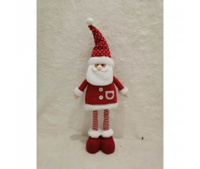 Figurina Craciun, Flippy, Mos Craciun, Picioare Telescopice, Inaltime Reglabila 44-54cm, Rosu Figurina Craciun, Flippy, Mos Craciun, Picioare Telescopice, Inaltime Reglabila 44-54cm, Rosu
