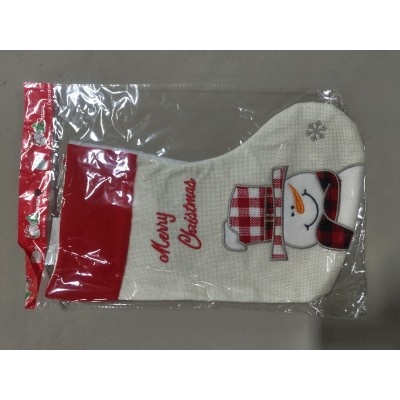 Ciorap Cadouri, culoare alba, imprimeu Mos Craciun, marimea 16x30 cm, Flippy Ciorap Cadouri, culoare alba, imprimeu Mos Craciun, marimea 16x30 cm, Flippy