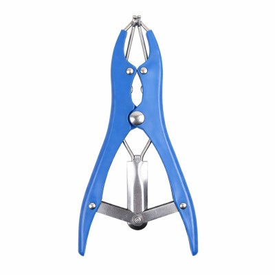 Cleste Pentru Castrarea Animalelor, Flippy, Set Cu 1000 Inele Elastice, Control Temperatura 40 Grade, 3.5 W, 21 x 6 cm, Albastru