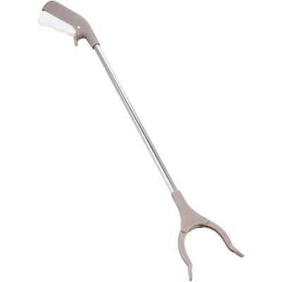 Cleste pentru Colectarea Deseurilor, Flippy, din Metal si Plastic, 77.5 cm, Fara Maini Murdare, Gri Cleste pentru Colectarea Deseurilor, Flippy, din Metal si Plastic, 77.5 cm, Fara Maini Murdare, Gri