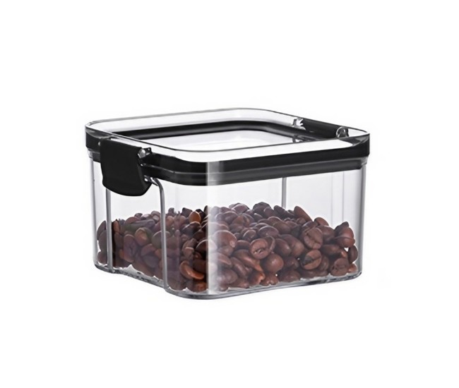 Recipient din Plastic, Flippy, pentru Alimente/Obiecte, Inchidere Ermetica, 10.2 x 6.6 cm, 460 ml, Transparent Recipient din Plastic, Flippy, pentru Alimente/Obiecte, Inchidere Ermetica, 10.2 x 6.6 cm, 460 ml, Transparent