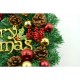 Coronita de Craciun pentru usa, Rosu-Auriu-Verde, 40 cm, PVC, Artificiala, Decorata, Interior/Exterior, Flippy Coronita de Craciun pentru usa, Rosu-Auriu-Verde, 40 cm, PVC, Artificiala, Decorata, Interior/Exterior, Flippy