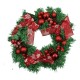 Coronita de Craciun pentru usa, Rosu/Verde, 35 cm, PVC, Artificiala, Decorata, Interior/Exterior, Flippy Coronita de Craciun pentru usa, Rosu/Verde, 35 cm, PVC, Artificiala, Decorata, Interior/Exterior, Flippy