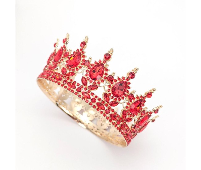 Diadema, Flippy, din Aliaj, cu Cristale, Accesoriu Par, Aniversare, Nunta, Petrecere, 15.5 x 5.3 cm, Rosu Diadema, Flippy, din Aliaj, cu Cristale, Accesoriu Par, Aniversare, Nunta, Petrecere, 15.5 x 5.3 cm, Rosu