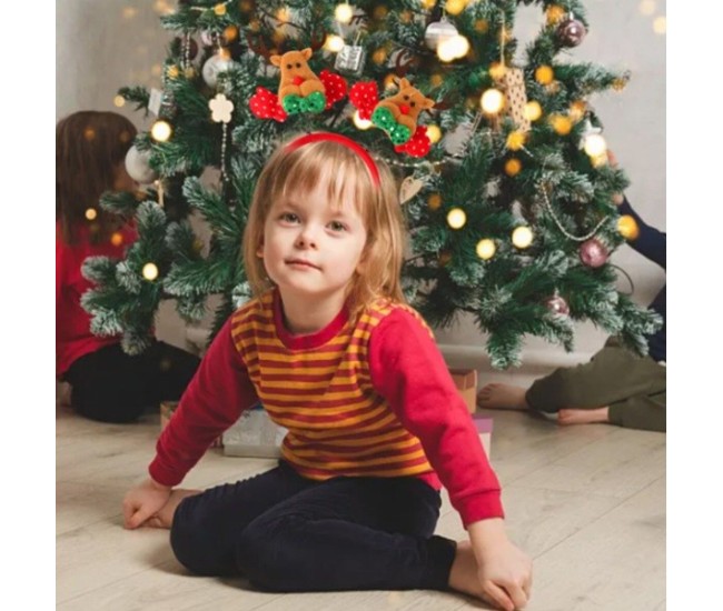 Coronita Decorativa, Flippy, Tema Craciun, 12 x 25 cm, Model Reni, Marime Universala, Multicolor Coronita Decorativa, Flippy, Tema Craciun, 12 x 25 cm, Model Reni, Marime Universala, Multicolor