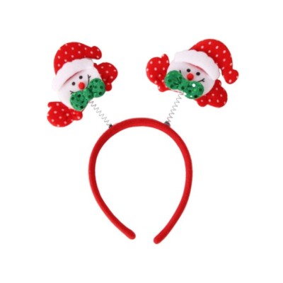 Coronita Decorativa, Flippy, Tema Craciun, 12 x 25 cm, Model Om de Zapada, Marime Universala, Rosu/Alb Coronita Decorativa, Flippy, Tema Craciun, 12 x 25 cm, Model Om de Zapada, Marime Universala, Rosu/Alb