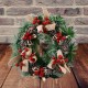 Coronita pentru Craciun Flippy, diametru 32 cm, din brad artificial, decorata cu conuri si merisoare, 3 Funde. Verde/Alb Coronita pentru Craciun Flippy, diametru 32 cm, din brad artificial, decorata cu conuri si merisoare, 3 Funde. Verde/Alb