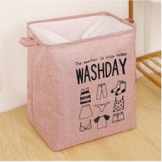 Cos depozitare, Flippy, Deschisa, 72 L, Textil, 30x40x60 cm, Roz, Cu imprimeu Cos depozitare, Flippy, Deschisa, 72 L, Textil, 30x40x60 cm, Roz, Cu imprimeu