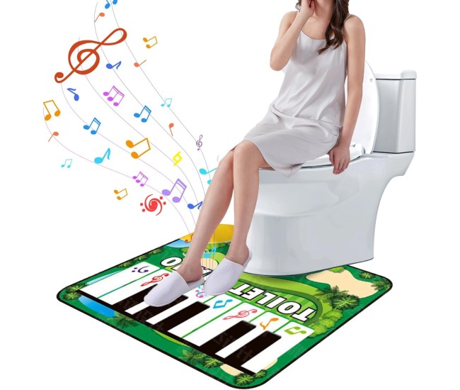 Covoras de Baie, Flippy, Model Pian Electric, Interactiv, 3 Moduri, +14 Ani, din Panza, cu Baterii, 60 x 48 cm, Verde Covoras de Baie, Flippy, Model Pian Electric, Interactiv, 3 Moduri, +14 Ani, din Panza, cu Baterii, 60 x 48 cm, Verde