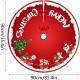 Covoras pentru Bradul de Craciun, Flippy, din Tesatura Pufoasa, cu Fundite de Prindere, Model Sania lui Mos Craciun, Rosu, Diametru 90 cm Covoras pentru Bradul de Craciun, Flippy, din Tesatura Pufoasa, cu Fundite de Prindere, Model Sania lui Mos Craciun, Rosu, Diametru 90 cm