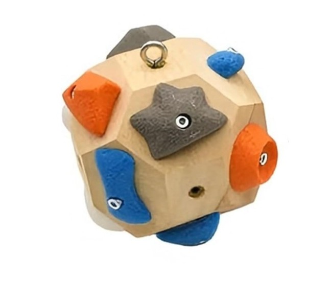 Bloc de Antrenat Forta Degetelor, Flippy, pentru Escaladat, din Lemn, 11 x 11 cm, Multicolor