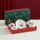 Set Vesela Festiva, Flippy, Tema Craciun, 4 x Boluri 300 ml, 2 x Farfurii 18 x 3.4 cm, din Ceramica, Model 2, Multicolor Set Vesela Festiva, Flippy, Tema Craciun, 4 x Boluri 300 ml, 2 x Farfurii 18 x 3.4 cm, din Ceramica, Model 2, Multicolor