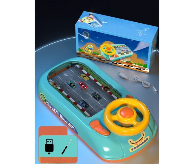 Jucarie SImulare Conducere, Volan Interactiv Copii, Flippy, Masinute 3-6 Ani - Jucarie Educativa cu Sunete si Functii USB Jucarie SImulare Conducere, Volan Interactiv Copii, Flippy, Masinute 3-6 Ani - Jucarie Educativa cu Sunete si Functii USB