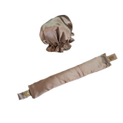 Accesoriu de Ondulat Parul, Flippy, fara Caldura, din Poliester, Manual, Prin Rasucire, 29 x 4 cm, Gri