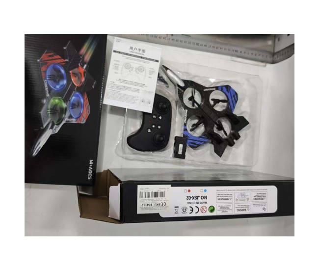 Jucarie Aeronava de Lupta, Flippy, Rezistent, Incarcare USB, cu Telecomanda, Lumini, Negru-Albastru Jucarie Aeronava de Lupta, Flippy, Rezistent, Incarcare USB, cu Telecomanda, Lumini, Negru-Albastru