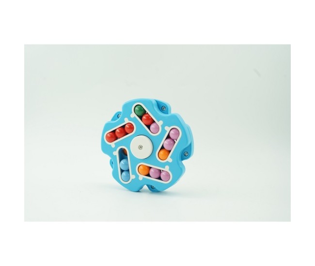 Cub magic interactiv, Magic Bean, jucarie antistres potrivit pentru copii si adulti, Stea, Albastru