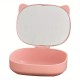 Cutie Organizatoare cu Oglinda, Flippy, 4 Compartimente, pentru Cosmetice si Accesorii, din ABS, 17x13x6 cm, Roz Cutie Organizatoare cu Oglinda, Flippy, 4 Compartimente, pentru Cosmetice si Accesorii, din ABS, 17x13x6 cm, Roz