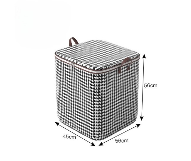 Cutie de Depozitare cu Fermoar, Flippy, Pliabila, Maner Ranforsat, Fermoar Rezistent, pentru Haine, Paturi, Plapumi, Perne, Lenjerii de Pat, Jucarii, 56x45x56 cm, 140 Litri, in Carouri, Alb-Negru Cutie de Depozitare cu Fermoar, Flippy, Pliabila, Maner Ranforsat, Fermoar Rezistent, pentru Haine, Paturi, Plapumi, Perne, Lenjerii de Pat, Jucarii, 56x45x56 cm, 140 Litri, in Carouri, Alb-Negru