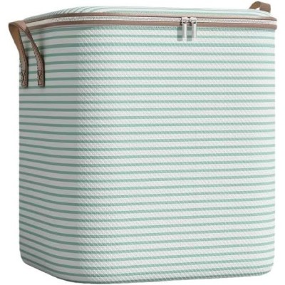 Cutie de Depozitare cu Fermoar, Flippy, Pliabila, Maner Ranforsat, Fermoar Rezistent, pentru Haine, Paturi, Plapume, Perne, Lenjerii de Pat, Jucarii, 50x40x50 cm, 100 Litri, in Dungi, Verde Cutie de Depozitare cu Fermoar, Flippy, Pliabila, Maner Ranforsat, Fermoar Rezistent, pentru Haine, Paturi, Plapume, Perne, Lenjerii de Pat, Jucarii, 50x40x50 cm, 100 Litri, in Dungi, Verde