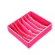 Cutie De Depozitare, Flippy, Pentru Lenjerie, Sosete Si Sutiene, Material Textil, 7 Compartimente, 32 x 32 x 10 cm, Culoare Roz Cutie De Depozitare, Flippy, Pentru Lenjerie, Sosete Si Sutiene, Material Textil, 7 Compartimente, 32 x 32 x 10 cm, Culoare Roz