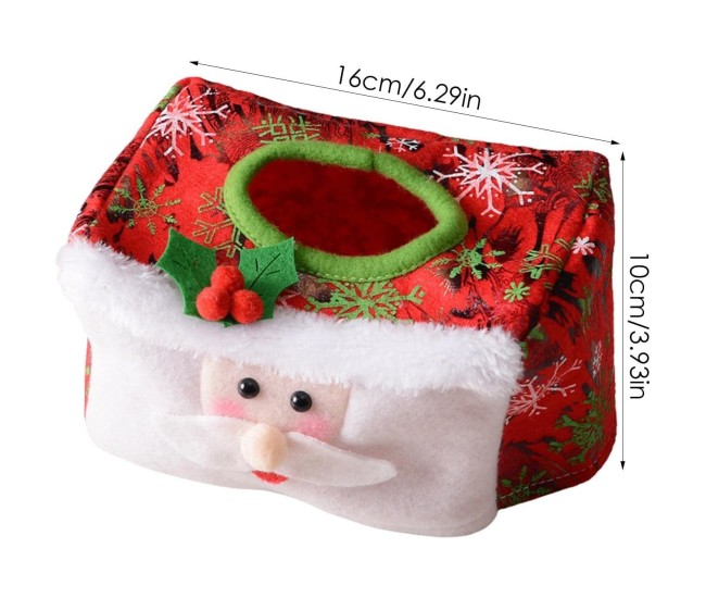 Cutie Decorativa pentru Servetele, Flippy, Model Mos Craciun, Tematica Craciun, 16 x 10 cm, Rosu Cutie Decorativa pentru Servetele, Flippy, Model Mos Craciun, Tematica Craciun, 16 x 10 cm, Rosu